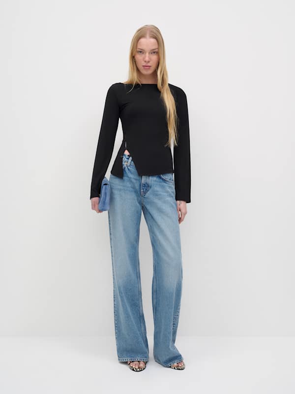 Nicola Knit Top - Black